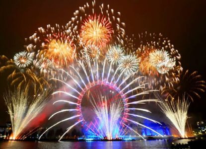 Croisière du Nouvel An sur la Tamise avec feux d'artifice