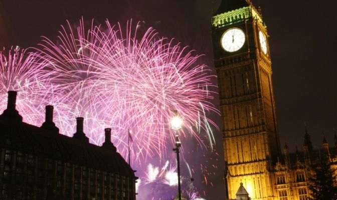 Célébration de Nouvel An à bord du London Rose à Londres