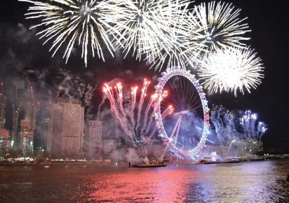 View London’s dazzling fireworks display from the Monsoon Clipper river cruise