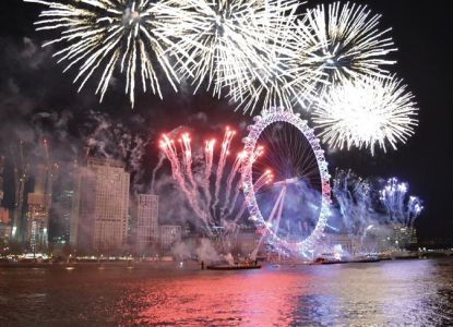 View London’s dazzling fireworks display from the Monsoon Clipper river cruise