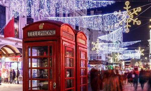 Lumières de Noël à Londres